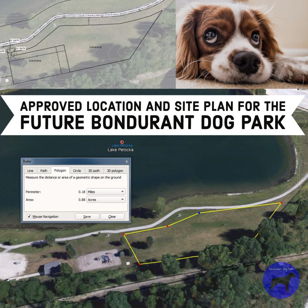 Bondurant Dog Park Site Plan