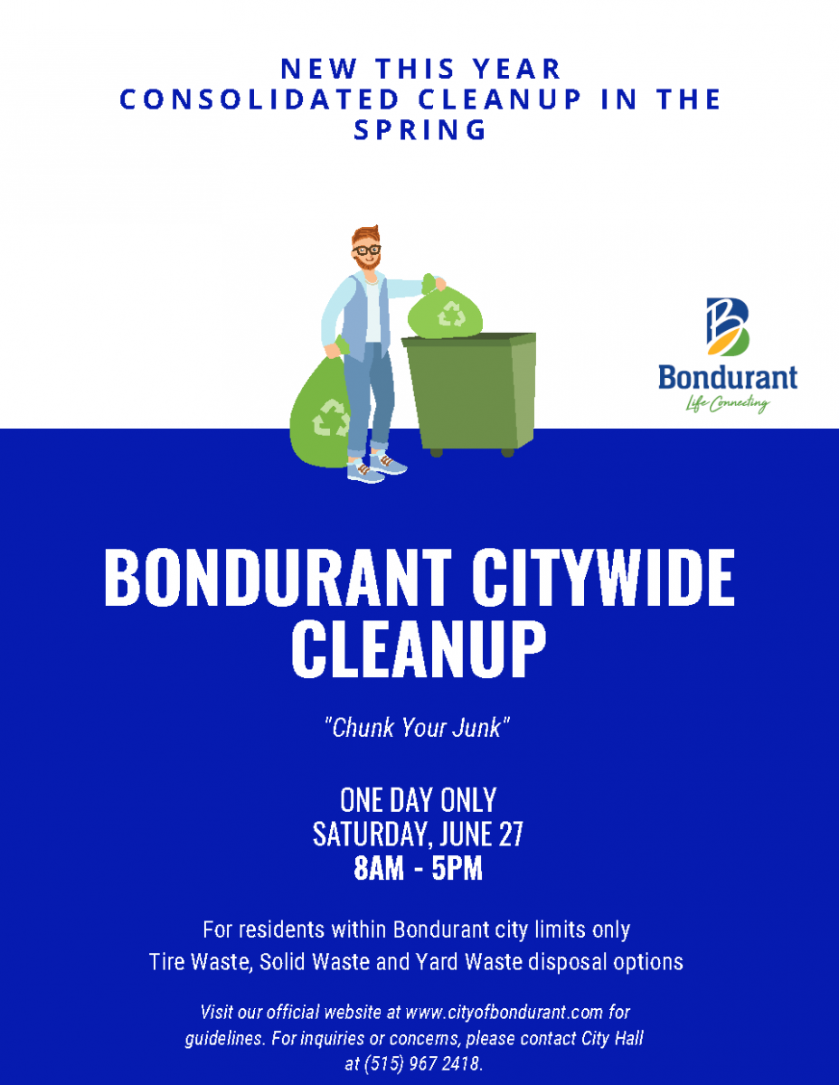 Bondurant Citywide Cleanup 1