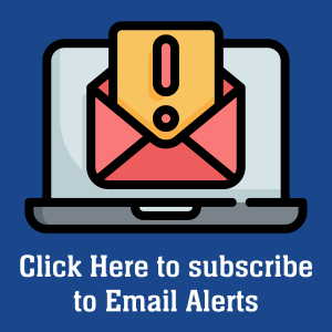 laptop with envelope with exclamation mark