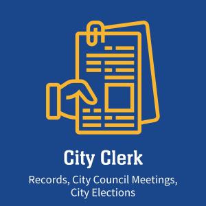 City Clerk Inquiry Form Button