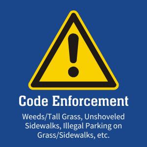 Code Enforcement Concern Form Button