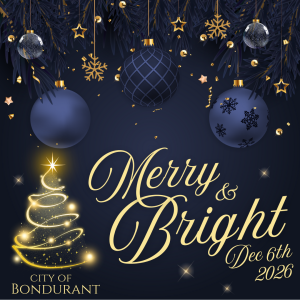 Merry & Bright event button
