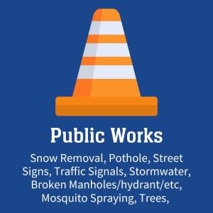 Public Works Concern Form Button