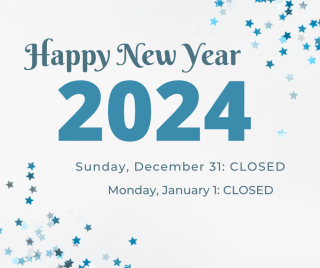 Closed for New Years 2024
