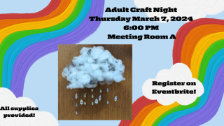 Adult Craft Night  March 7 6:00 PM