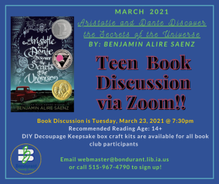 Teen book discussion