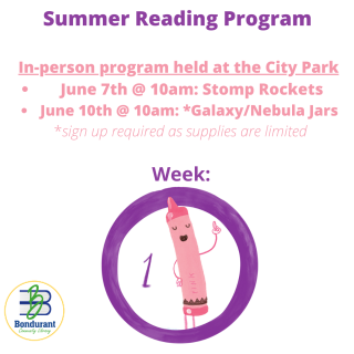 Summer Reading Week 1