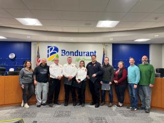 Four Bondurant Individuals Presented with Life Saving Award