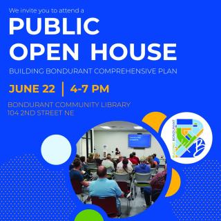 Public Open House for the Bondurant Comprehensive Plan