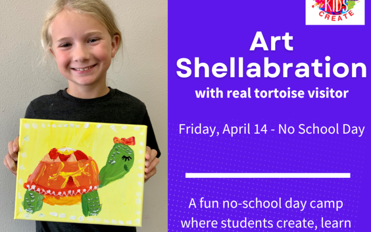 Art Shellabration with Tillie the Tortoise